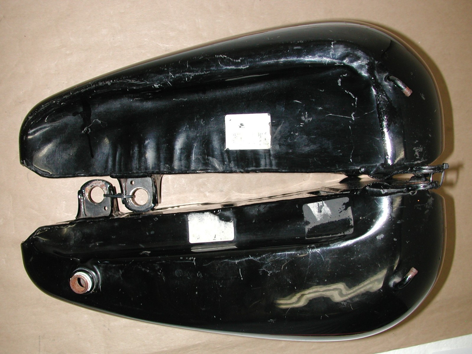 HARLEY DAVIDSON Softail Fat Boy FLSTF 1984-1999 OEM 4.2 Gal Split Fuel Gas Tank