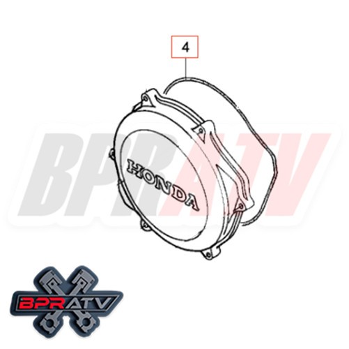 BPRATV Honda CRF450R CRF 450R Heavy Duty Steel Plates Fibers Springs Clutch Kit