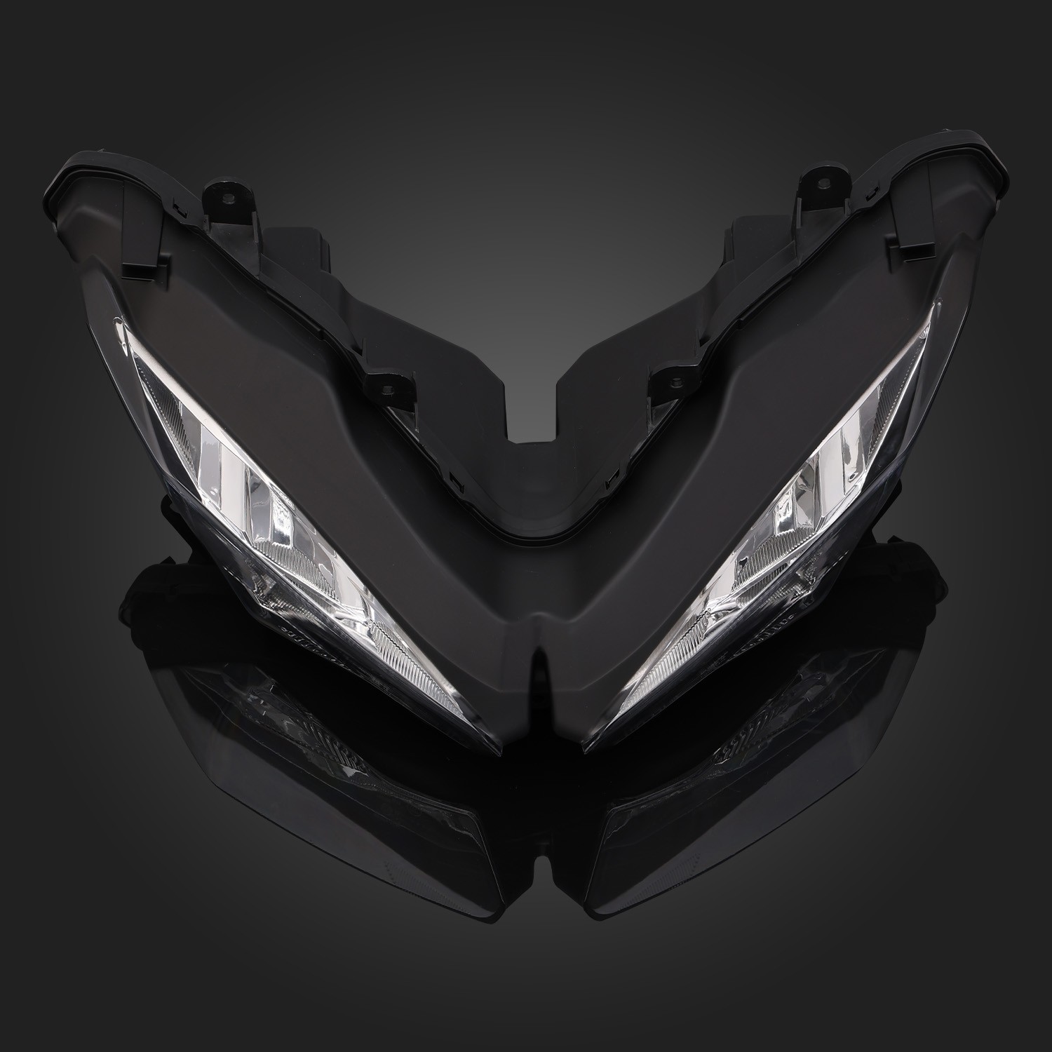 Front LED Headlight Assembly Fits For Kawasaki Ninja 400 2018-2024 650 2020-2024