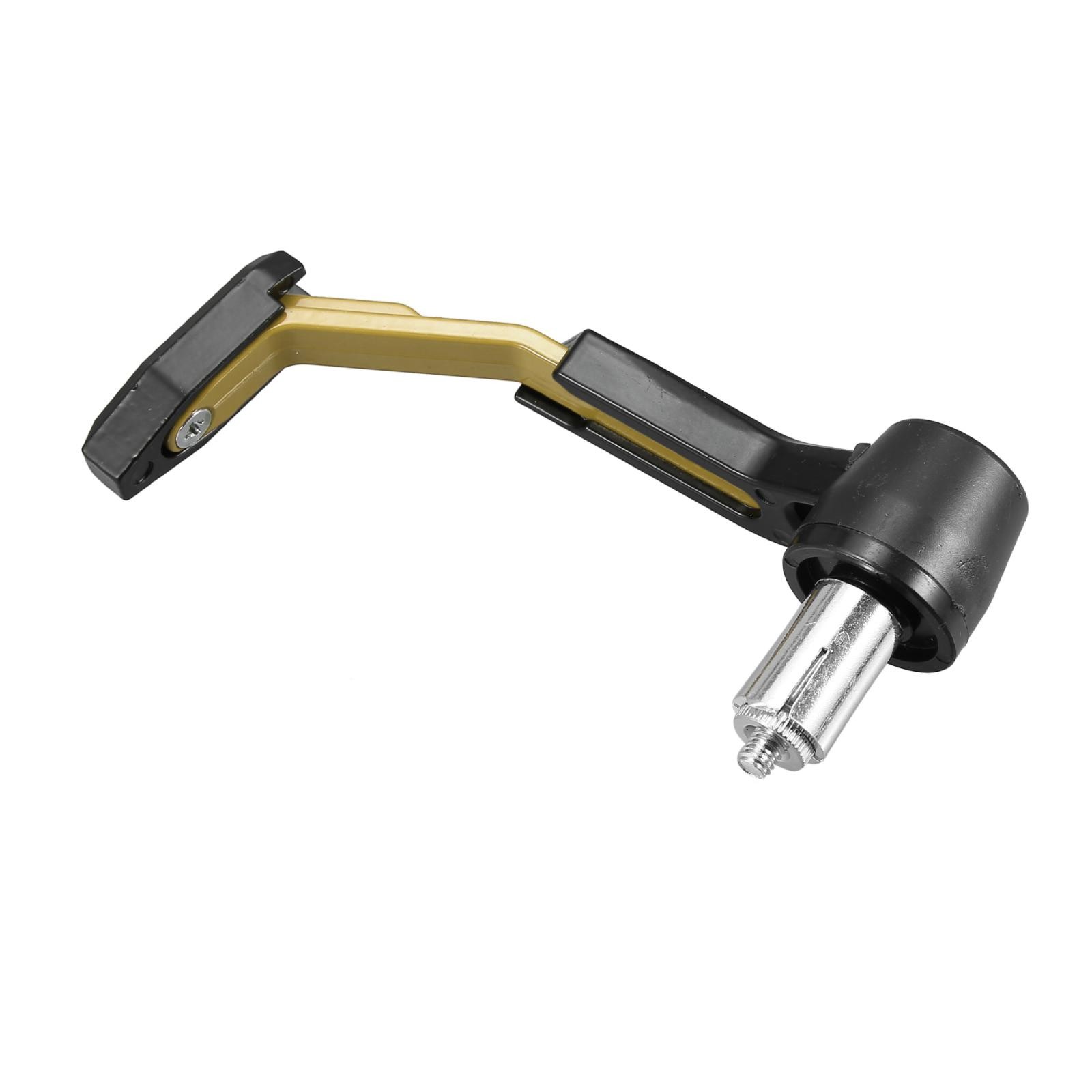 Pair 7/8″ 22mm Motorcycle Brake Lever Guard Handlebar Protector Clutch Gold Tone