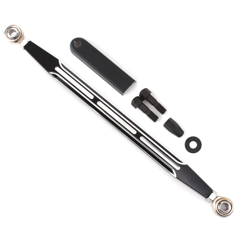 Black Gear Shift Linkage Shifter Link Rod For Harley Street Glide Road 1980-2017