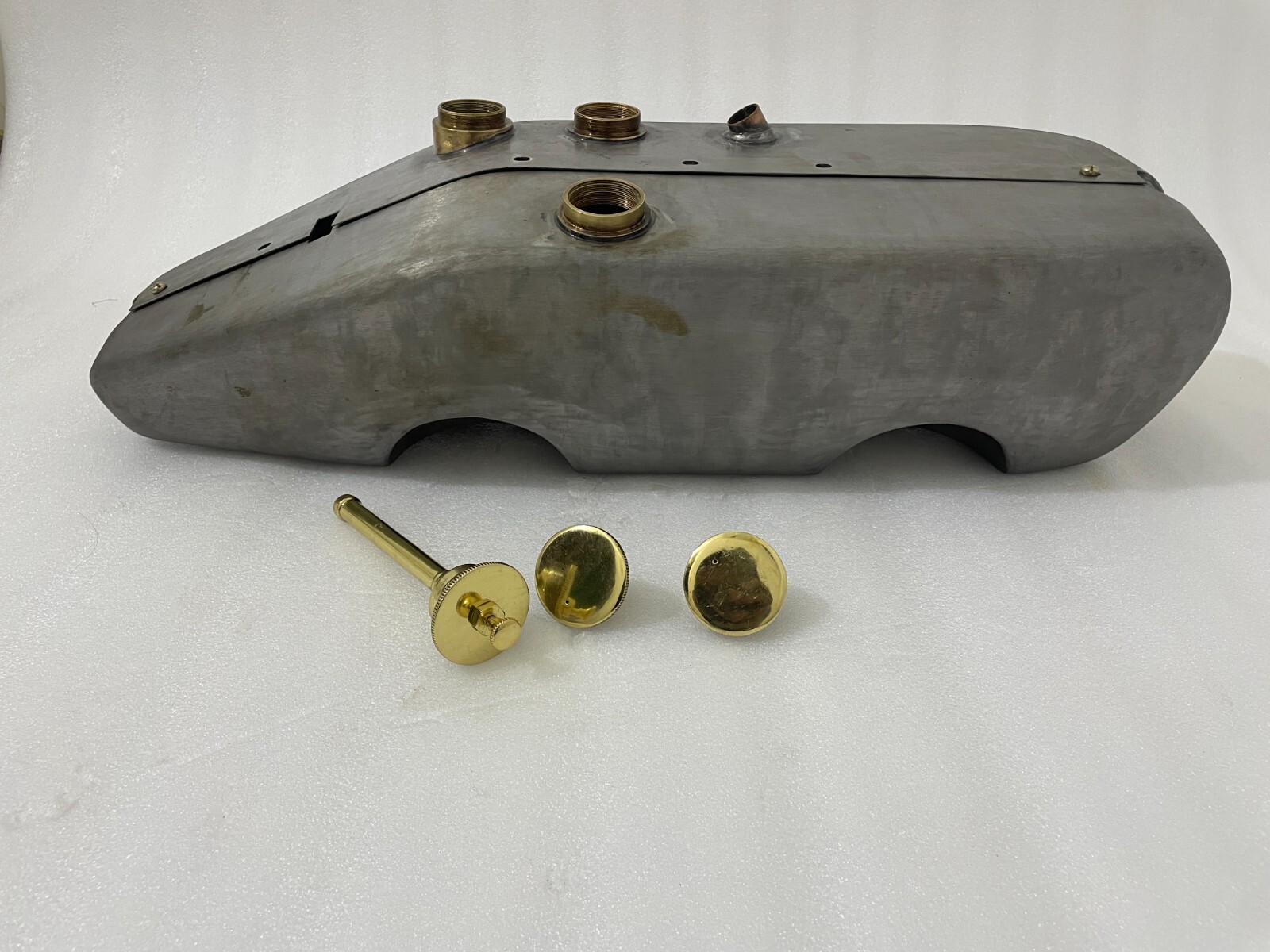 Harley Davidson JD Model 1920 To 1924 Fuel Petrol Tank +Cap Soldered Tin Plated