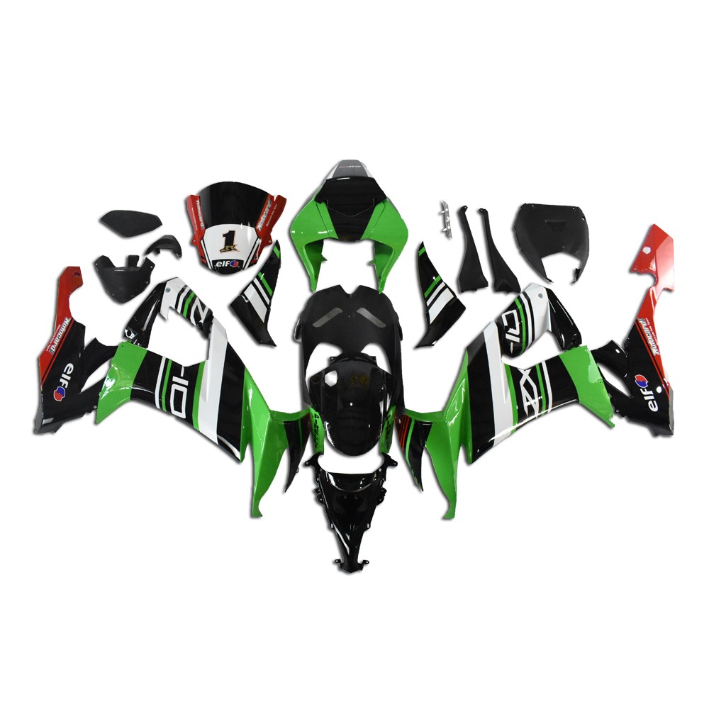 FT Full Bodywork For Kawasaki ZX10R 2008 2009 2010 ABS Plastic Fairings Cowl