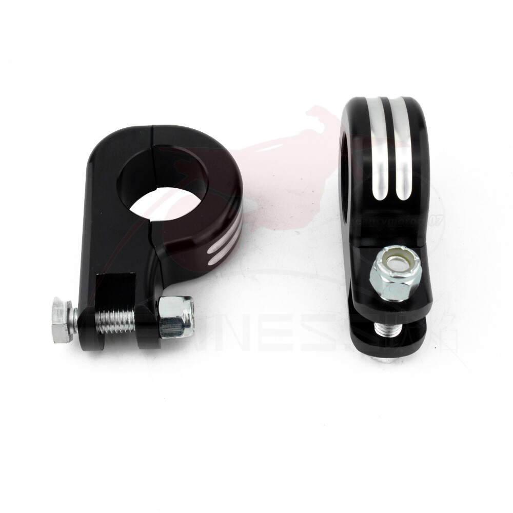 32mm/38mm Highway Foot Peg Clamp Mounts Engine Bar For Harley Touring Road King