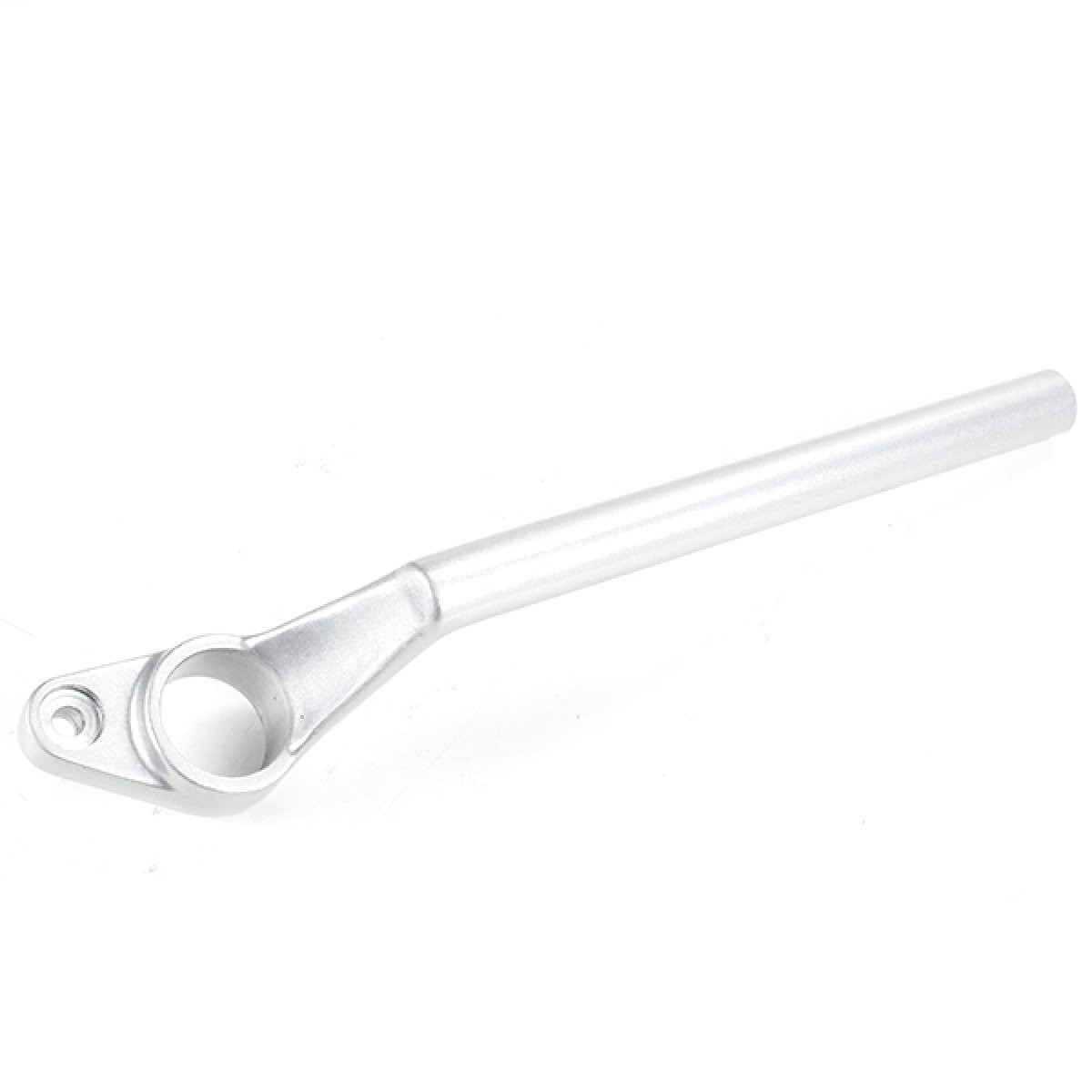 Left Handlebar Silver Steel Painted Clip-On Handlebar Easy Installation Bolt-On