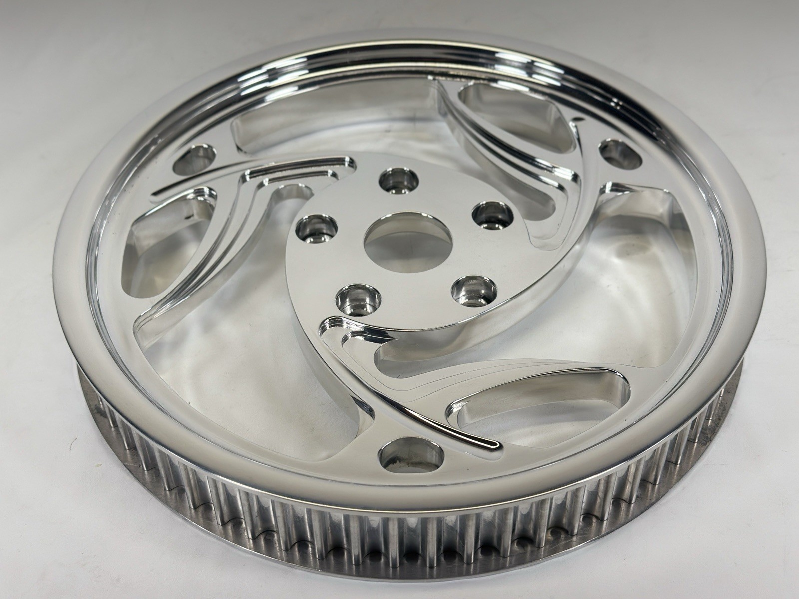 Arlen Ness Polished PSYCHO 65t 1.5in Rear Belt Drive Pulley For Victory V-1186