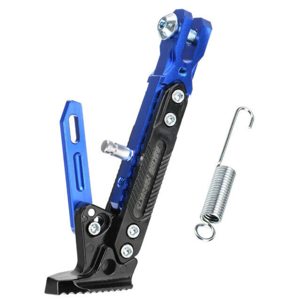 CNC Aluminum Motorcycle Adjustable Kickstand Foot Side Stand Support Universal