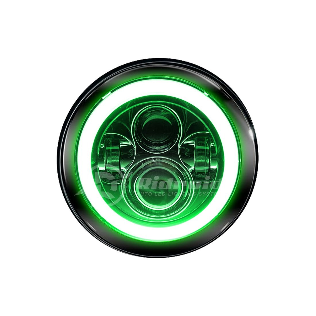 7” LED Halo Headlight Projector DRL For Harley Davidson Dyna Switchback