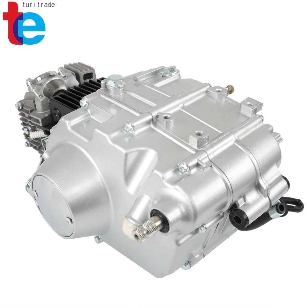 125cc Motorcycle Engine Manual OHC Horiz Single Cylinder 4Stroke Silver