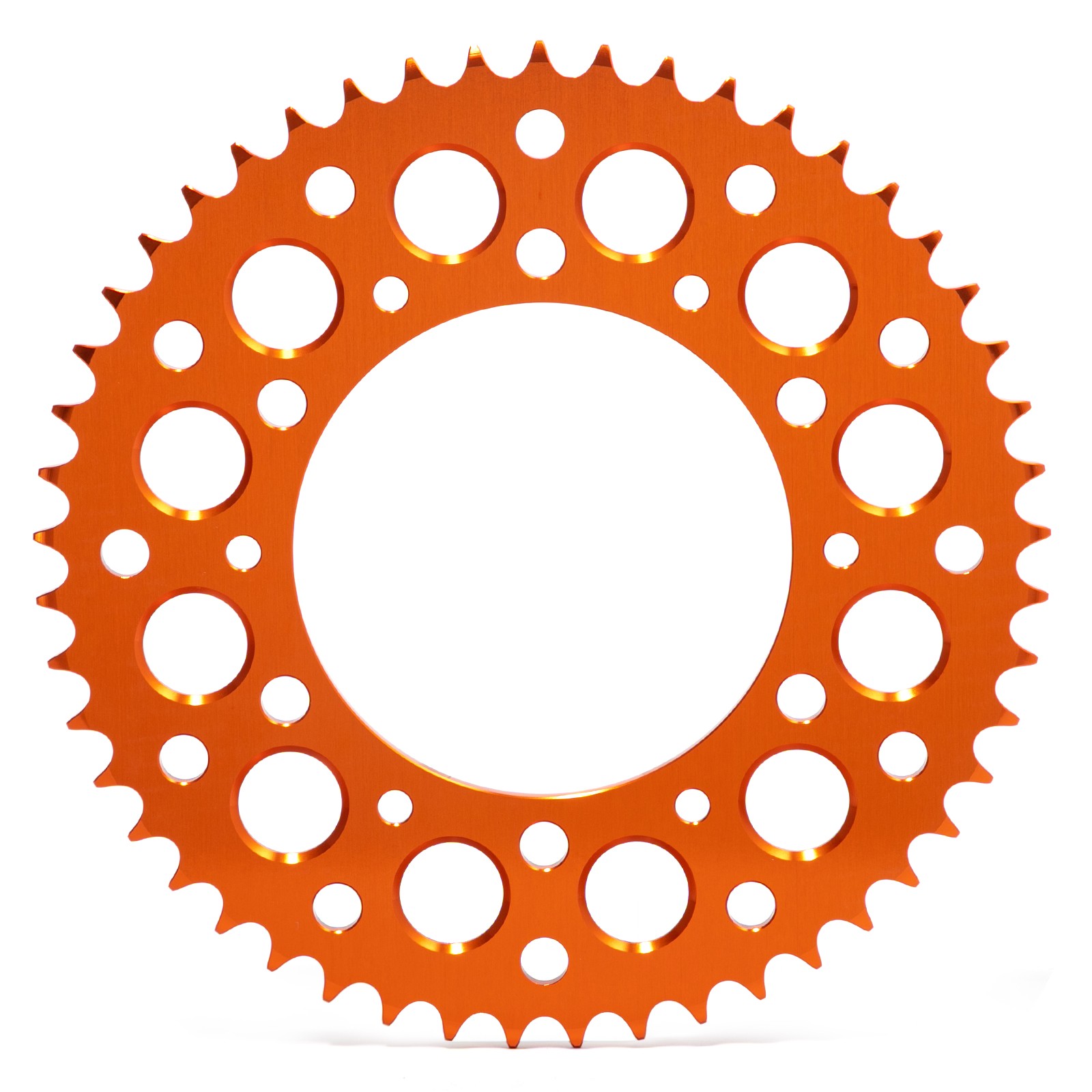 For SX-F EXC XC-F 520 Pitch F+R 14T 49T Non O-Ring Chain and Sprocket Kit Orange
