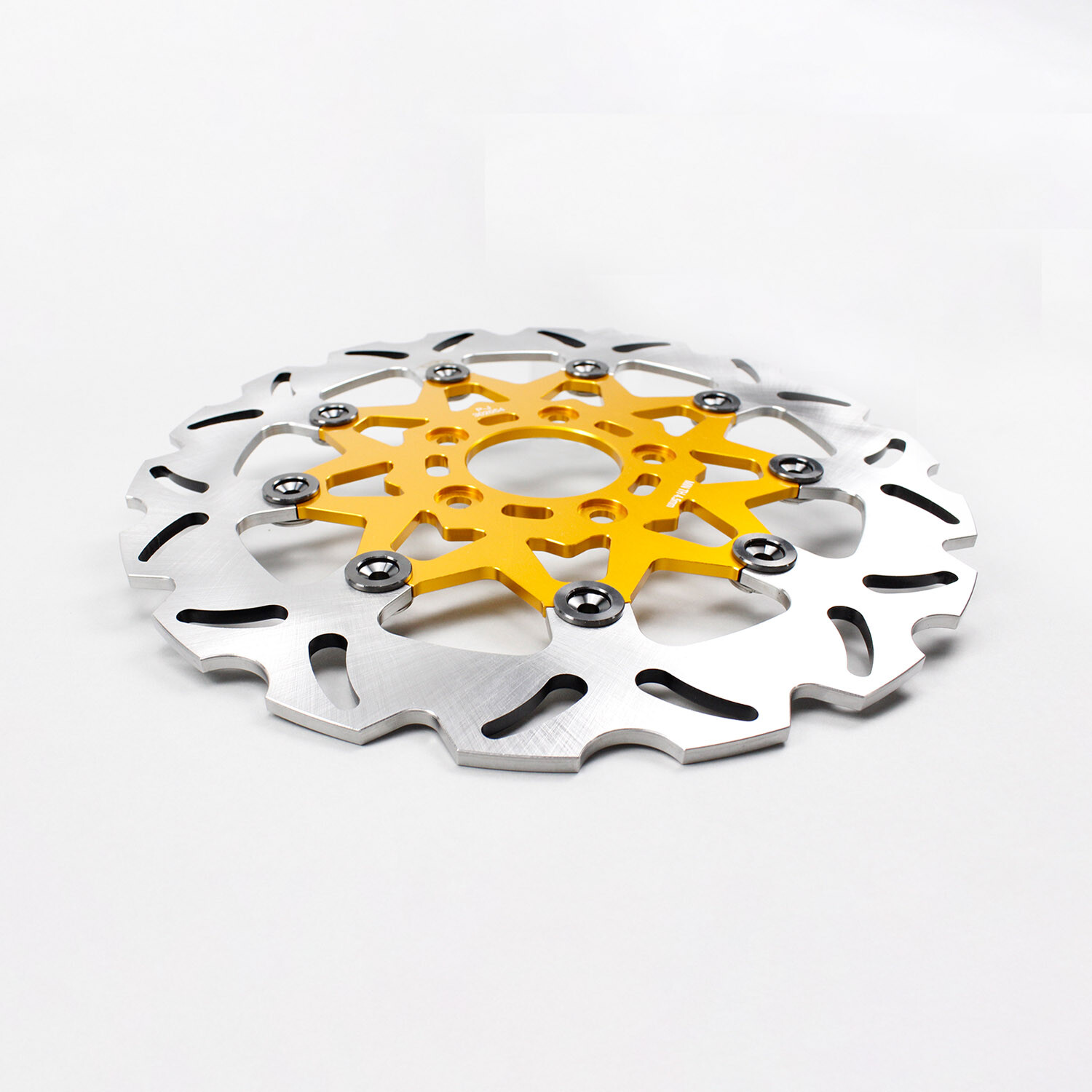 11.8″ Gold Floating Front Brake Rotor for Harley Dyna Super Wide Glide FLD FXDSF