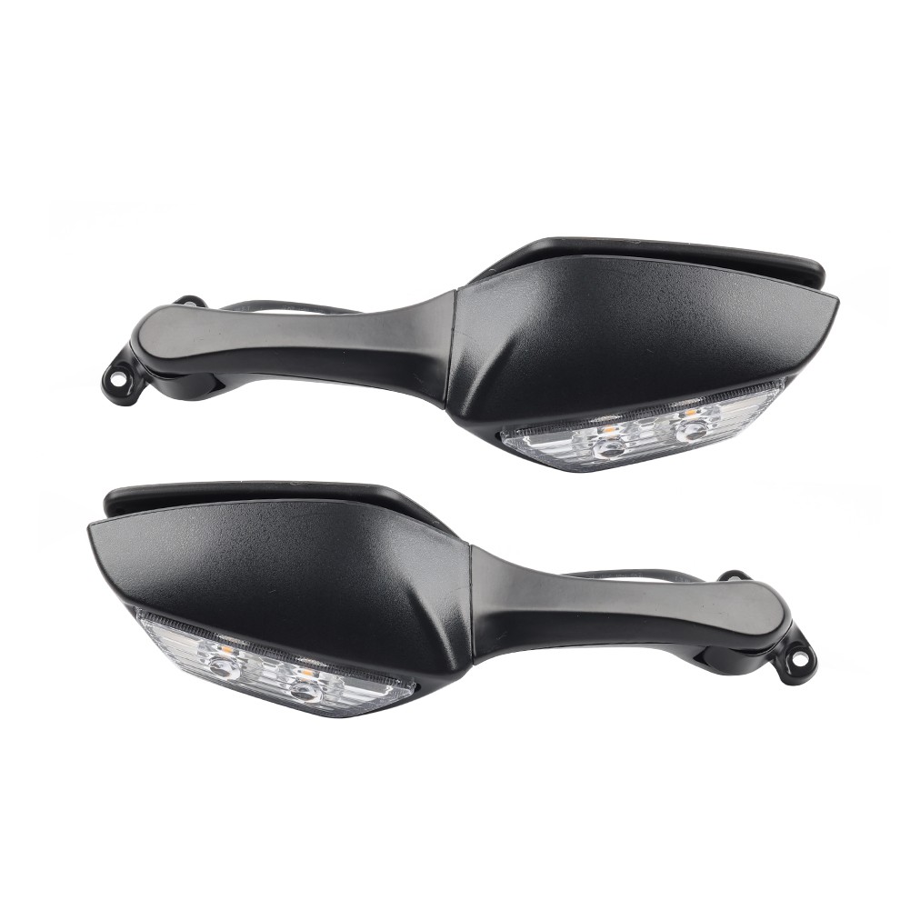 Rear View Mirrors w/ Turn Signals For Kawasaki Ninja ZX10R 2016-2022 2023