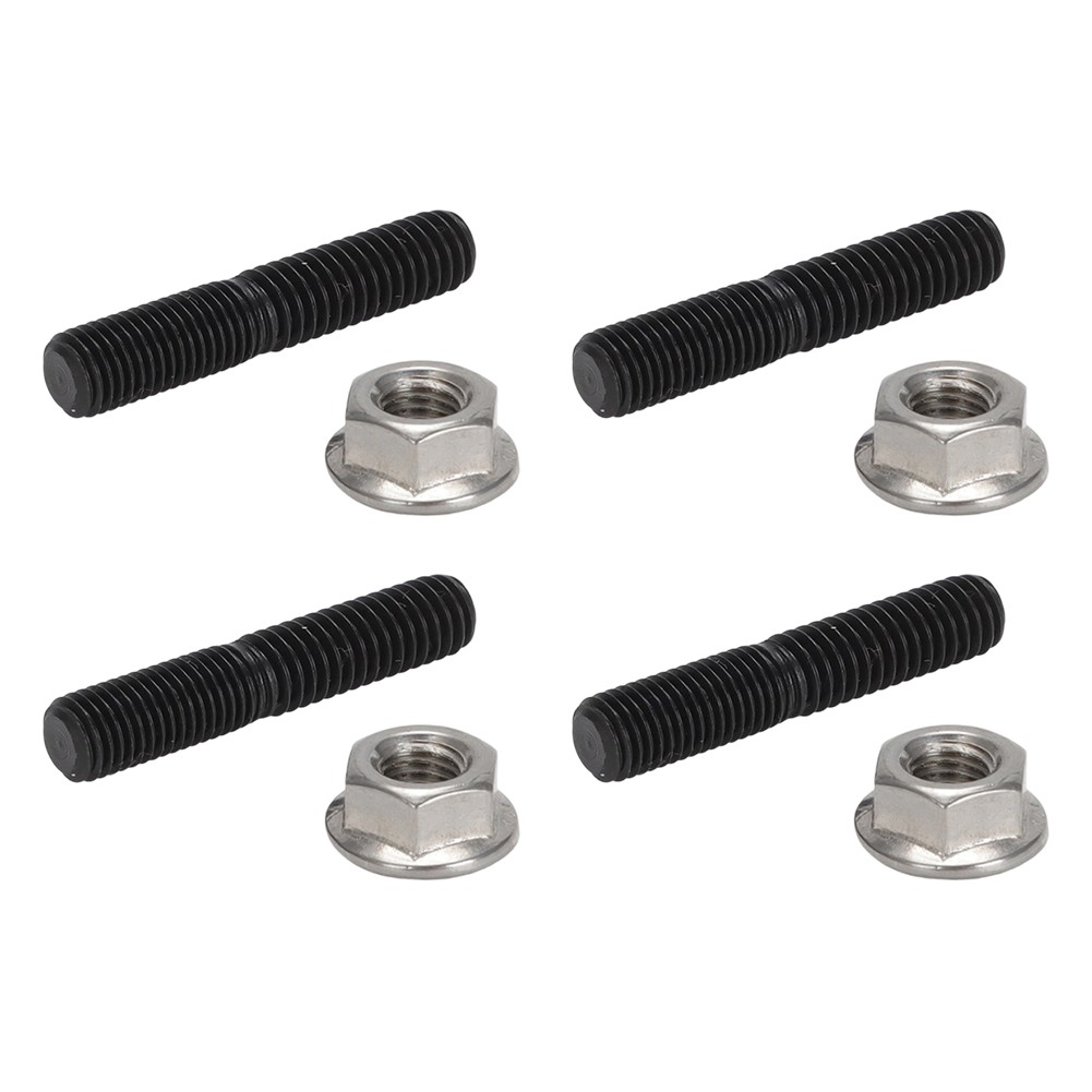 4 Exhaust Flange Studs Nuts For 1984-2015 Harley Big Twin Sportster XL #16715-83