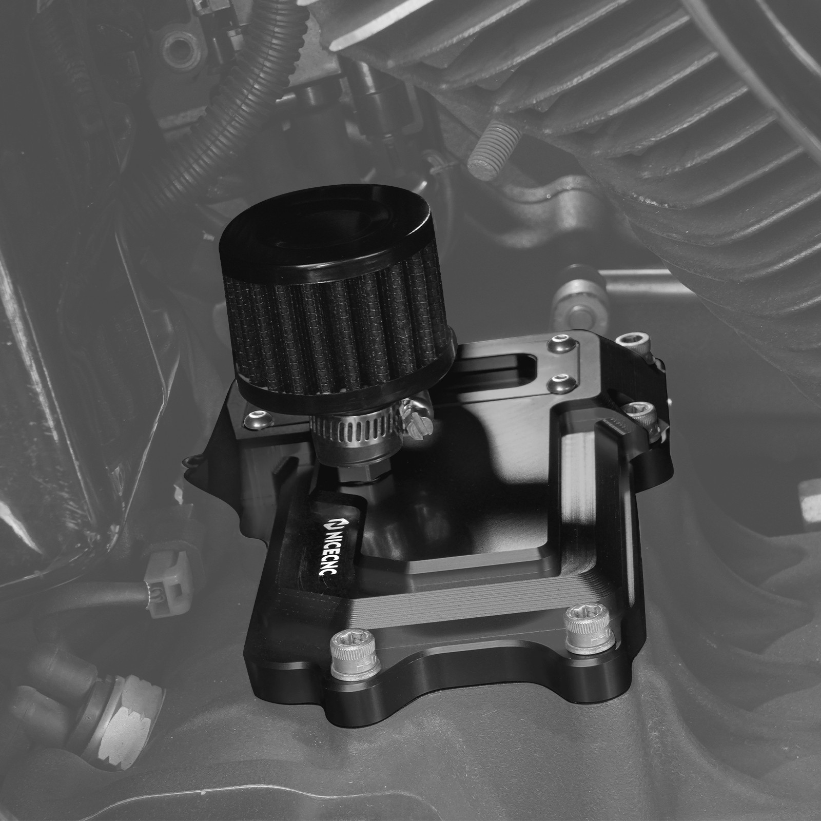NICECNC Transmission Top Cover Kit For Harley M8 Road Glide Custom FLTRX 2010-13