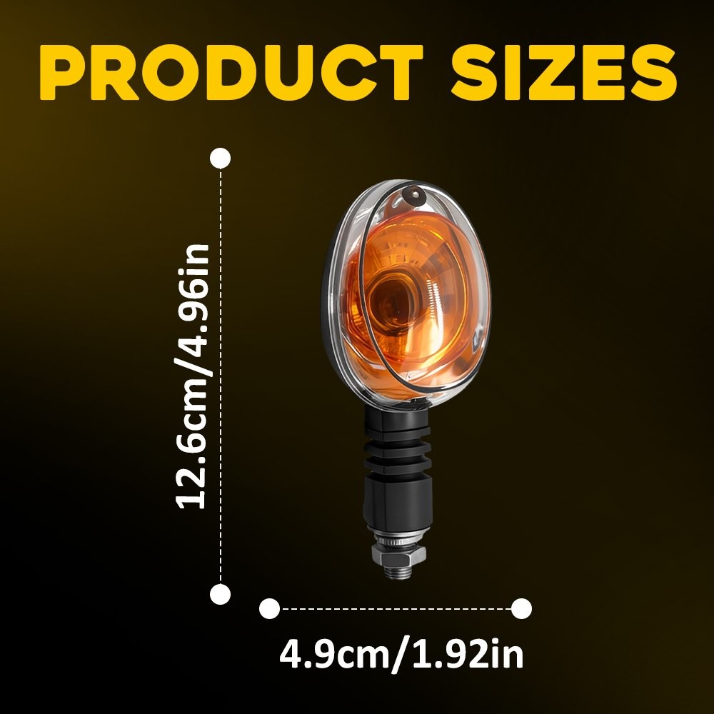 For Buell Blast 2000 2010 X1 99 02 Clear Turn Signal Indicator Light 2Pcs 2-6X
