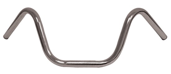 8.5″ x 1″ Chrome Buckhorn Handlebars For Harley Sportster Dyna Softail 40032