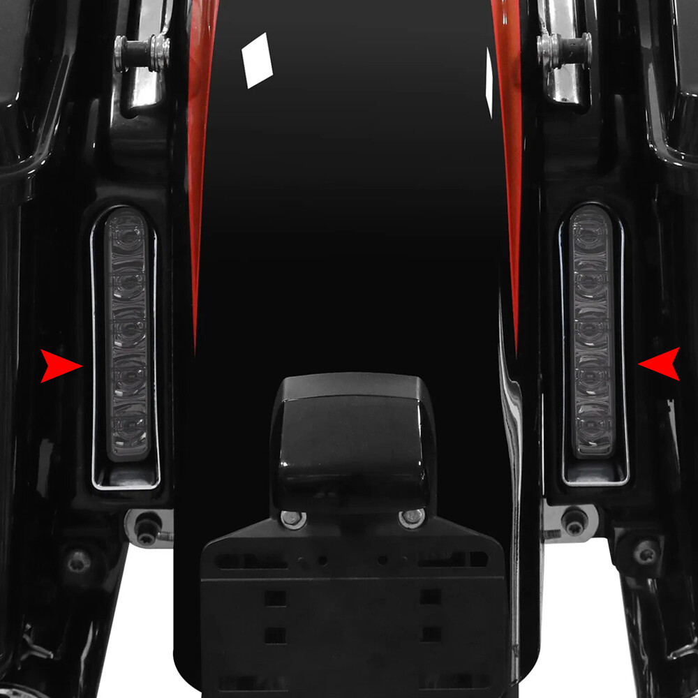 Accent Saddlebag Filler Support LED Inserts Light Fit For Harley Touring 2014-UP
