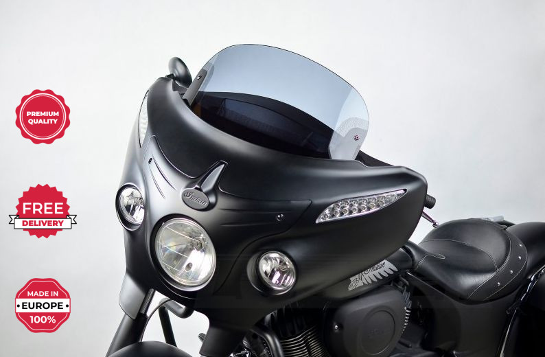 Indian Roadmaster 1900 Tall Touring (14-25) WindshieldWindscreen 35(27)cm/5mm