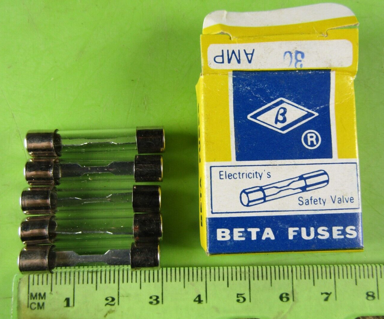 12 volt 30 Amp Beta AGC Type Glass Fuses 6×30 mm Motorcycle fuse 5 PCS # 1