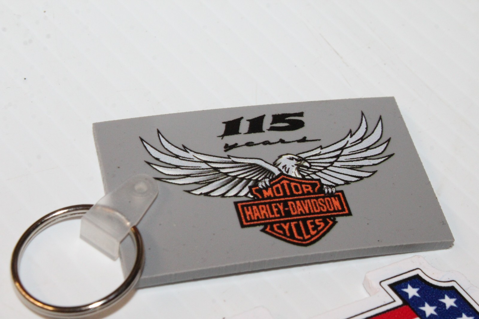 Jim’s Harley-Davidson Mendon Ohio Keychains Harley Emblem AMF #1