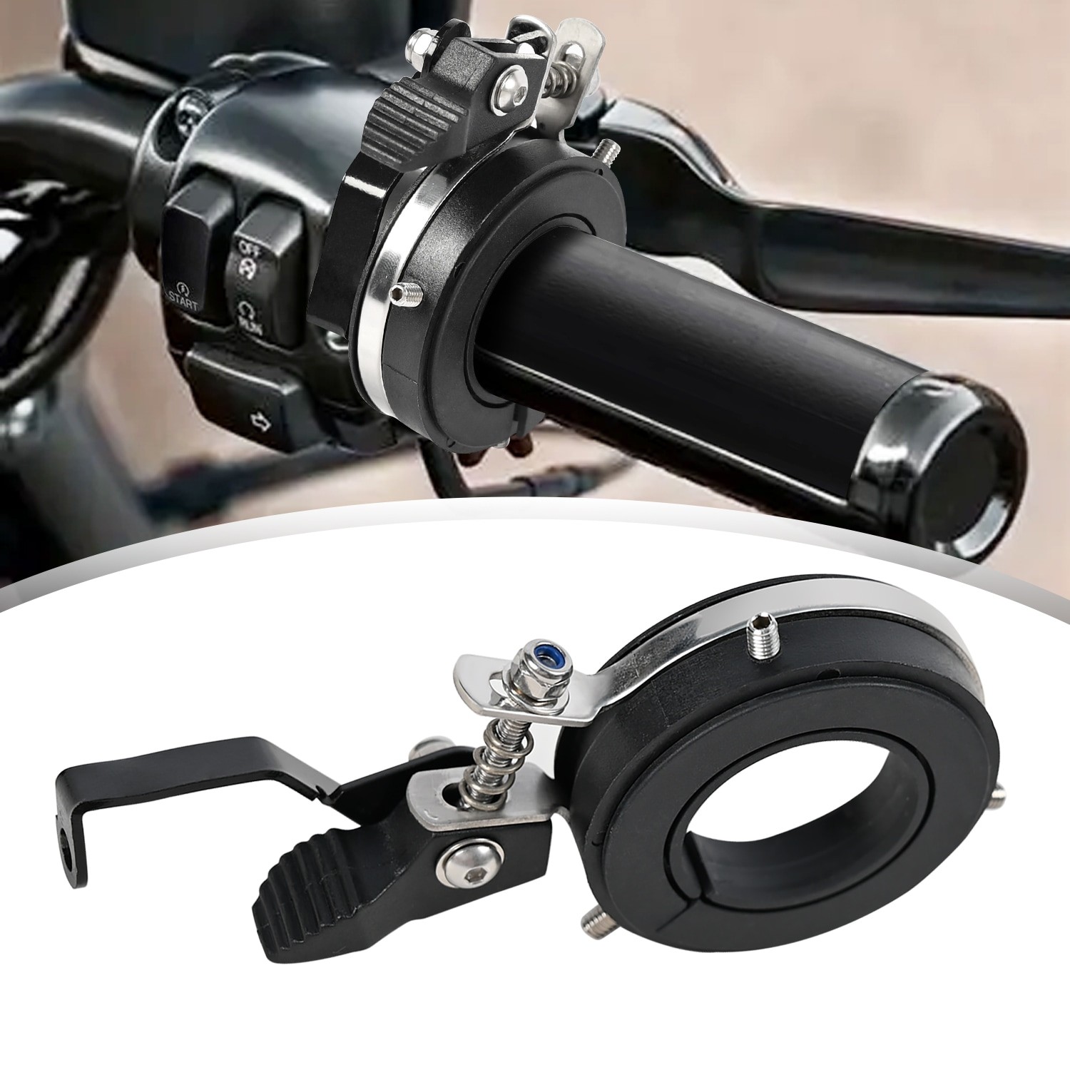 Motorcycle Cruise Control Throttle Lock Assist For Harley Touring Sportster Dyna
