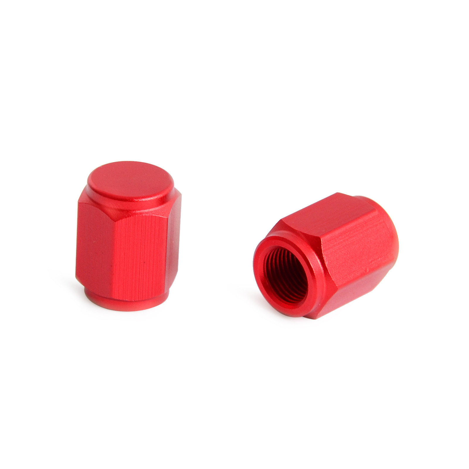 1Pair CNC Anodized Rim Lock Nuts & Tire Valve Stem Caps Universal For KTM Suzuki