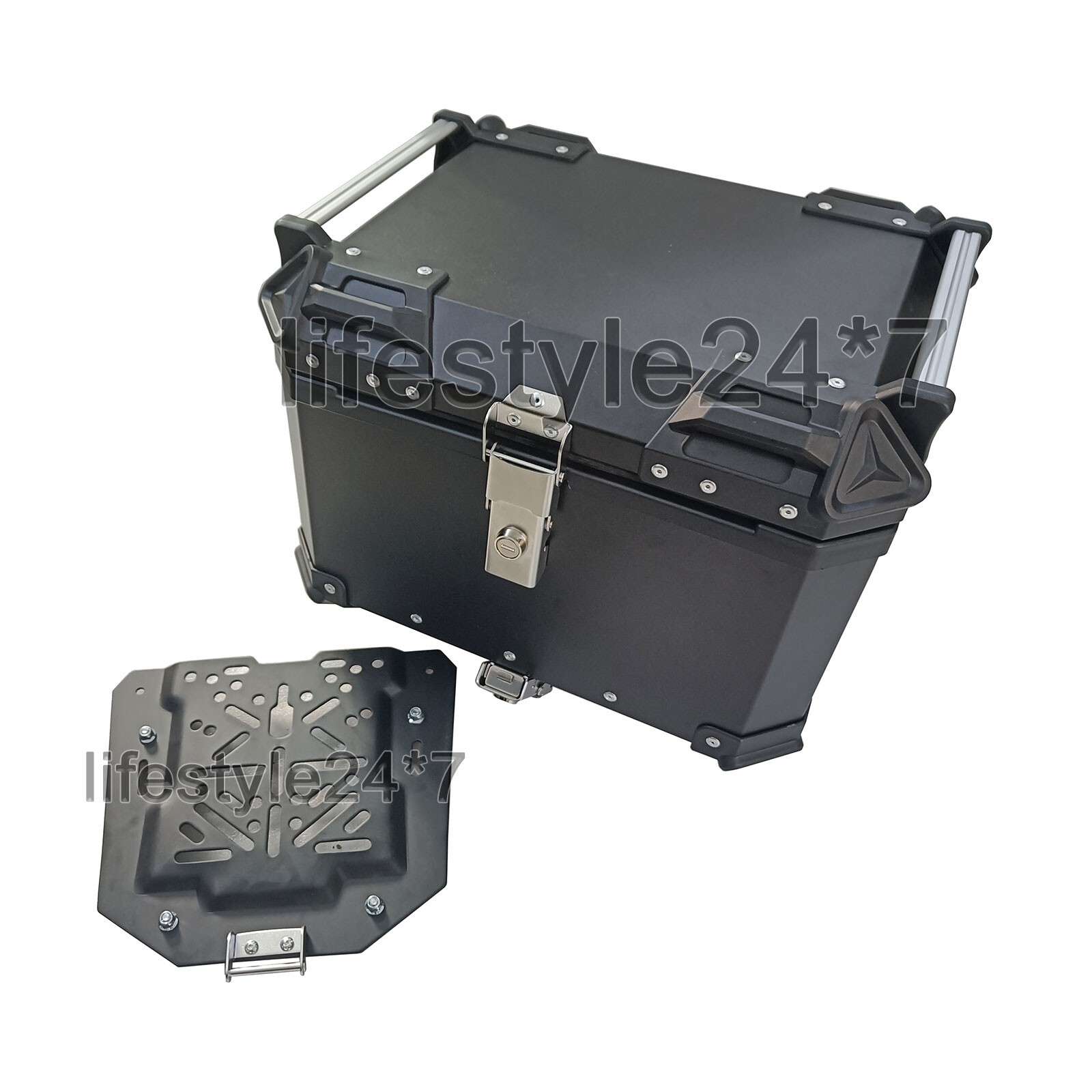 Royal Enfield “Aluminium Pannier Luggage Top Box Matt Black” Himalayan BS3 & BS4