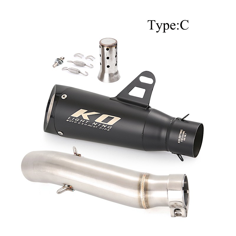 Slip On For Honda CB300R CB250R 2018-2025 CBR300R Exhaust Mid Link Pipe Muffler