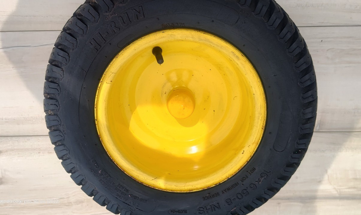 John Deere L120 Front Wheel 16×6.50-8 L130 LA140 Lawn Tractor Rim and Tire