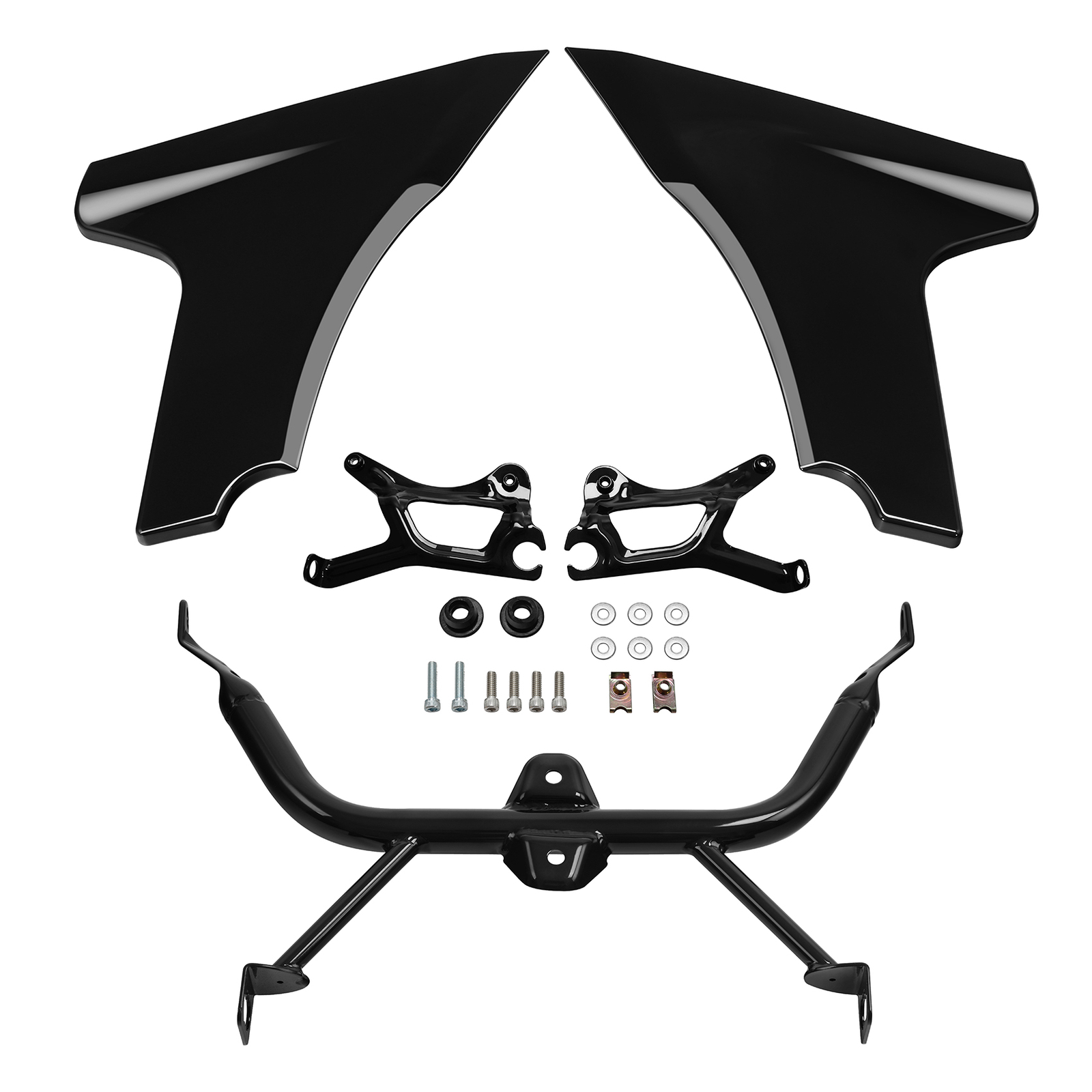 Side Panel Brackets Support Spoiler For Harley CVO Road Glide FLTRXSE 2023-2024