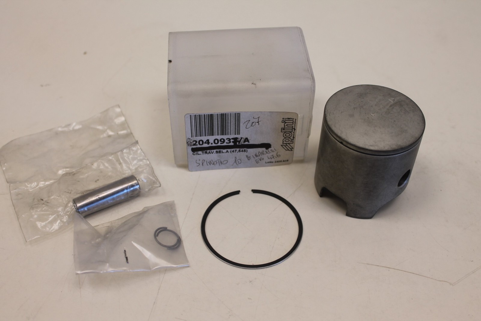 Polini Piston Ø47.6 (47.545) Pin Ø10 Selection A Yamaha Minarelli