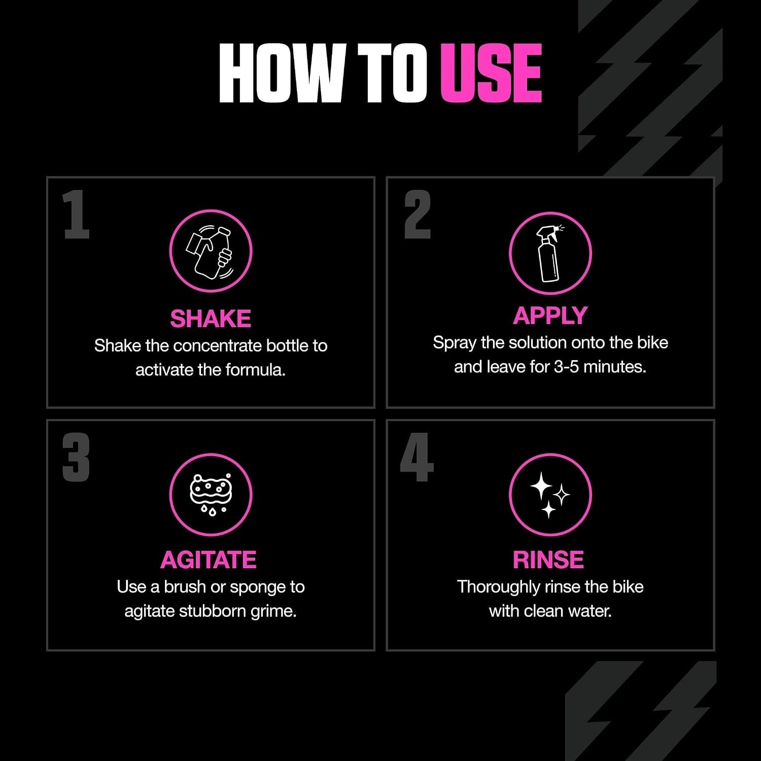 Nano-Tech Motorcycle Cleaner 1 Liter Biodegradable Pink Spray All Surfaces