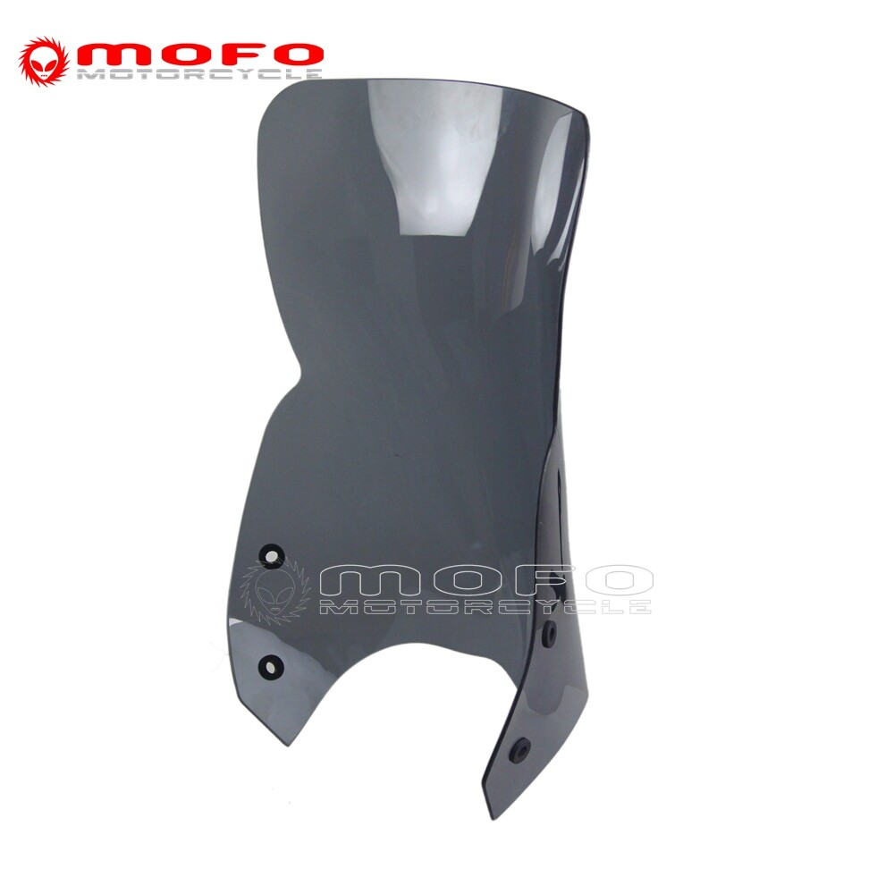 Dark Tint Sport Windshield Clamp Mount For Suzuki Boulevard M109R Cruiser M50