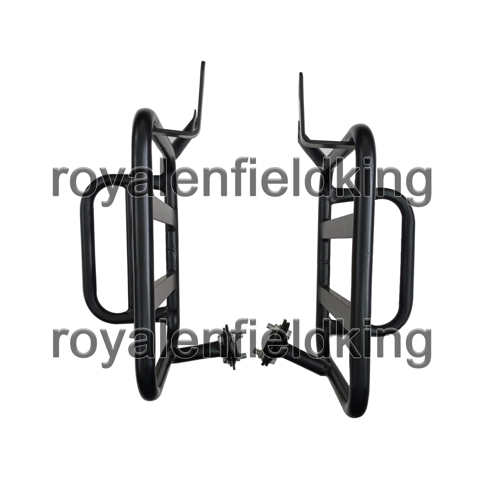 Fit For Royal NEW CLASSIC REBORN 350 Olive Color Saddle Bags With Mounting Pair