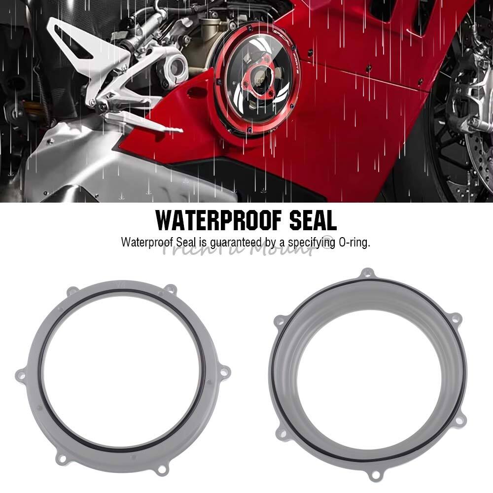 CNC Racing Clear Clutch Cover & Spring Retainer Kit For Ducati Multistrada V4 S
