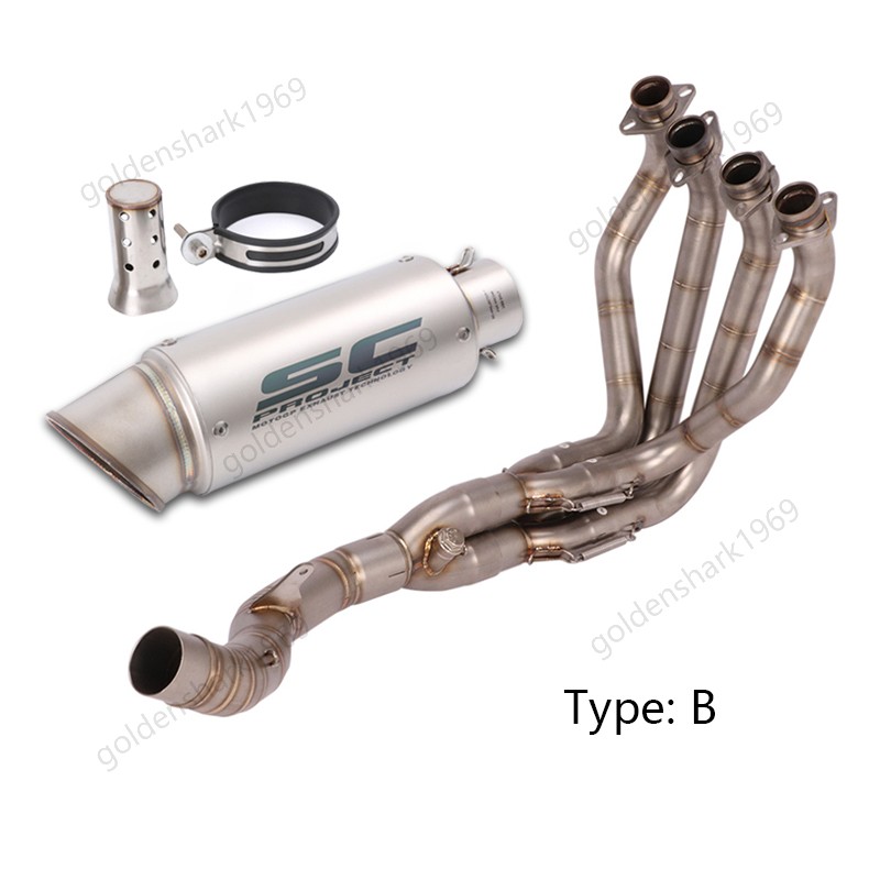 For Kawasaki Z1000SX Ninja 1000SX 2010-2019 Full System Header Muffler Pipe 51mm