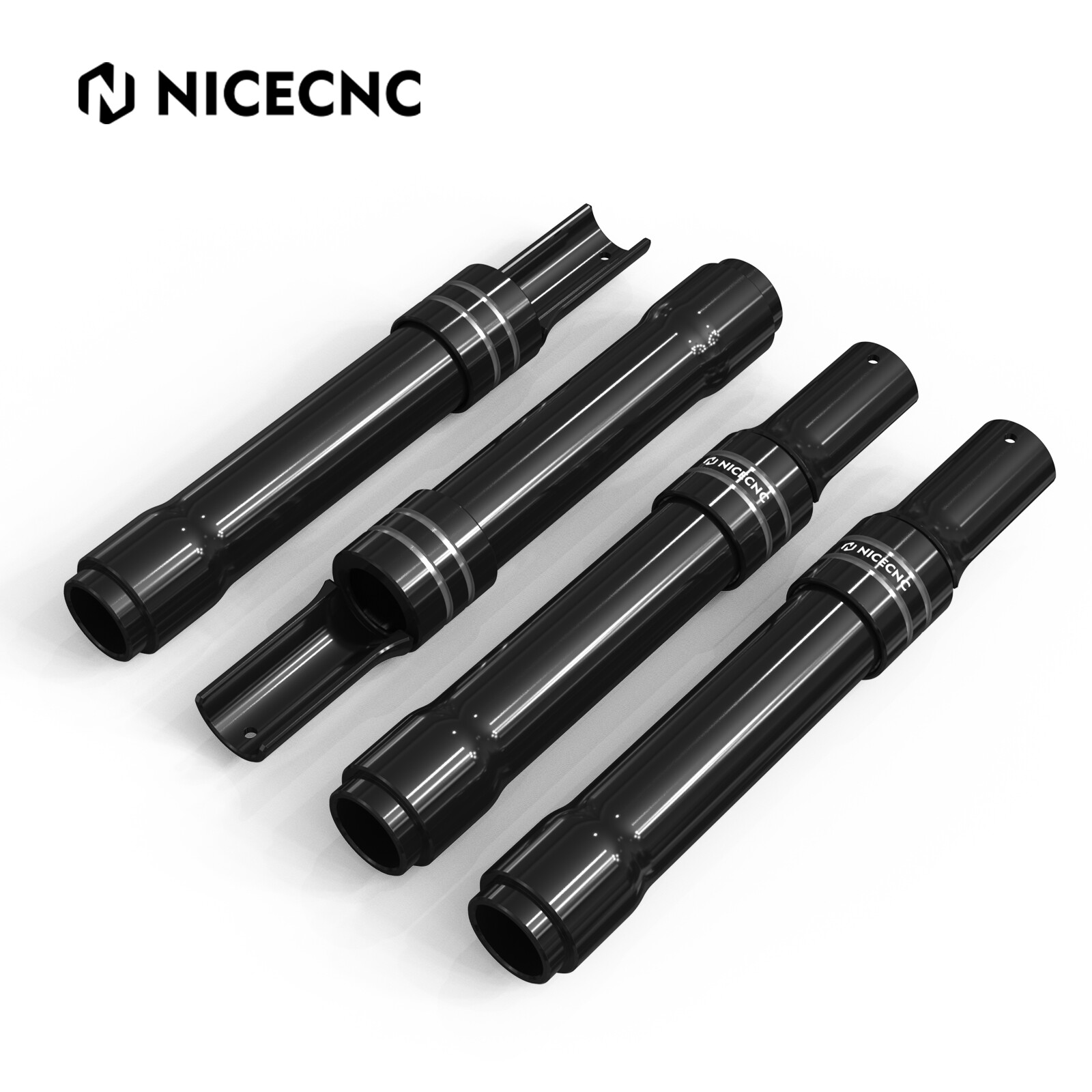 NICECNC Aluminium Pushrod Covers Kit For Harley Road King FLHRC FLHP FLHRXS FLHR