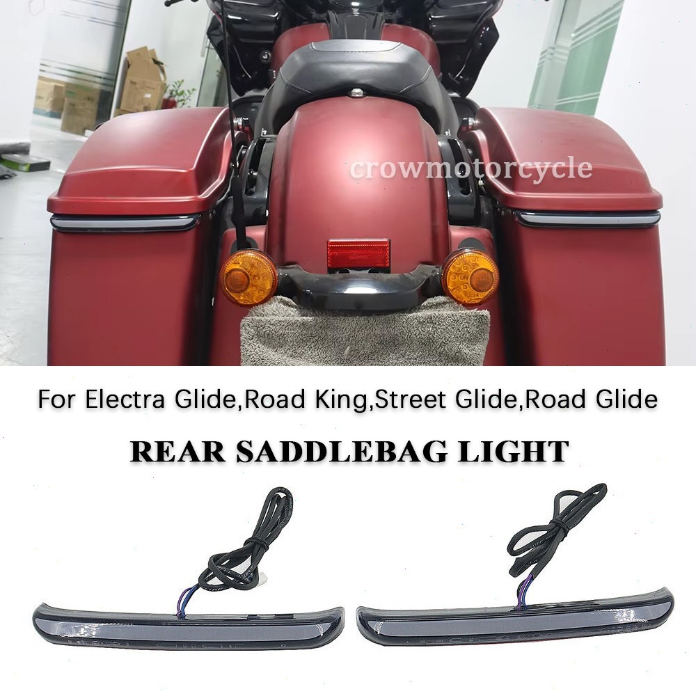 Rear Saddlebag Running Light Lamp For Harley Street Glide Special FLHXS 2014-22