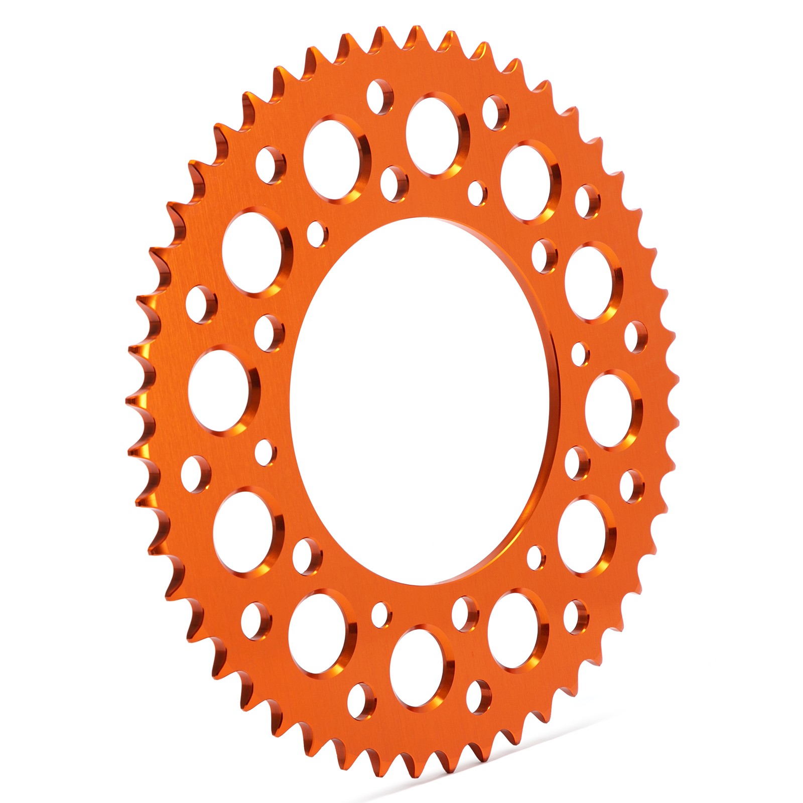 For SX-F EXC XC-F 520 Pitch F+R 14T 49T Non O-Ring Chain and Sprocket Kit Orange