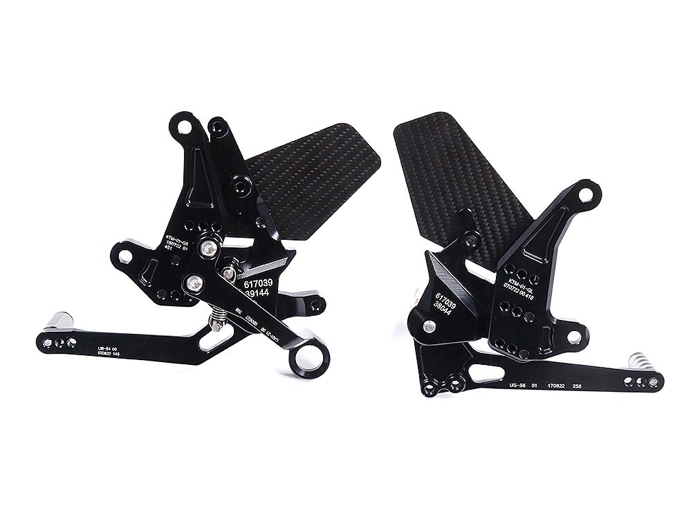 Adjustable Factrocy Rearsets Rear Set for KTM 1290 1390 Super Duke 2020-2024