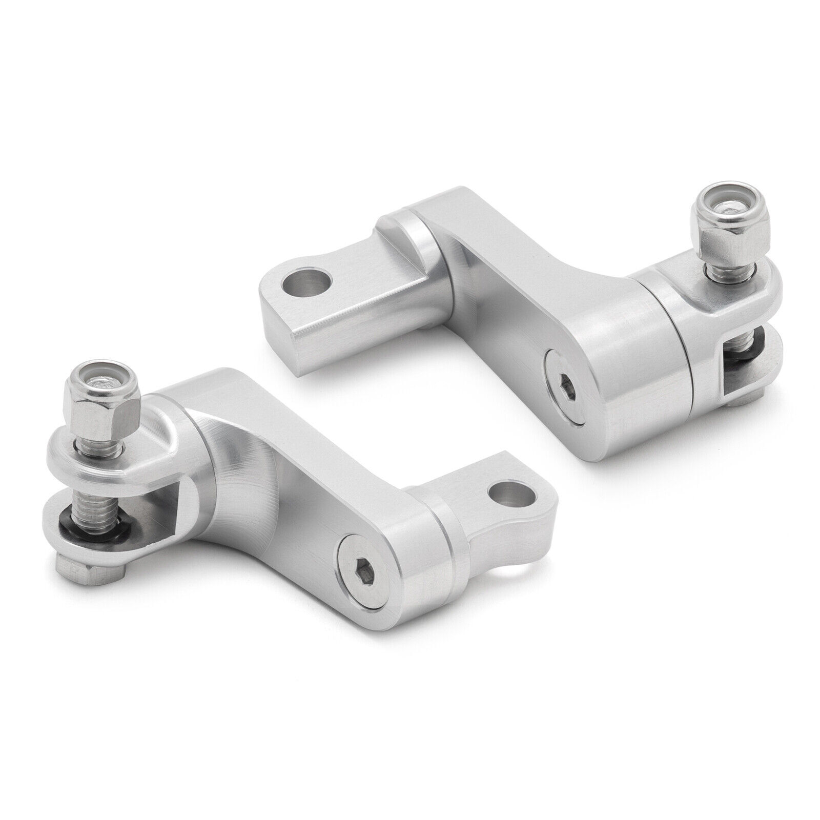 Pair Male Mount Foot Peg Extensions For Harley Sportsters Softails Dynas Touring