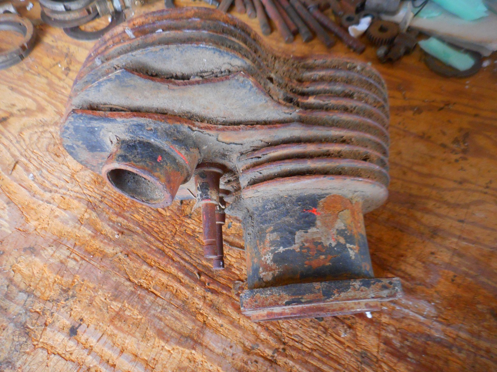 Indian 1941 741 Scout Engine Motor Front Cylinder 2.735 Bore 37 Inch 93349