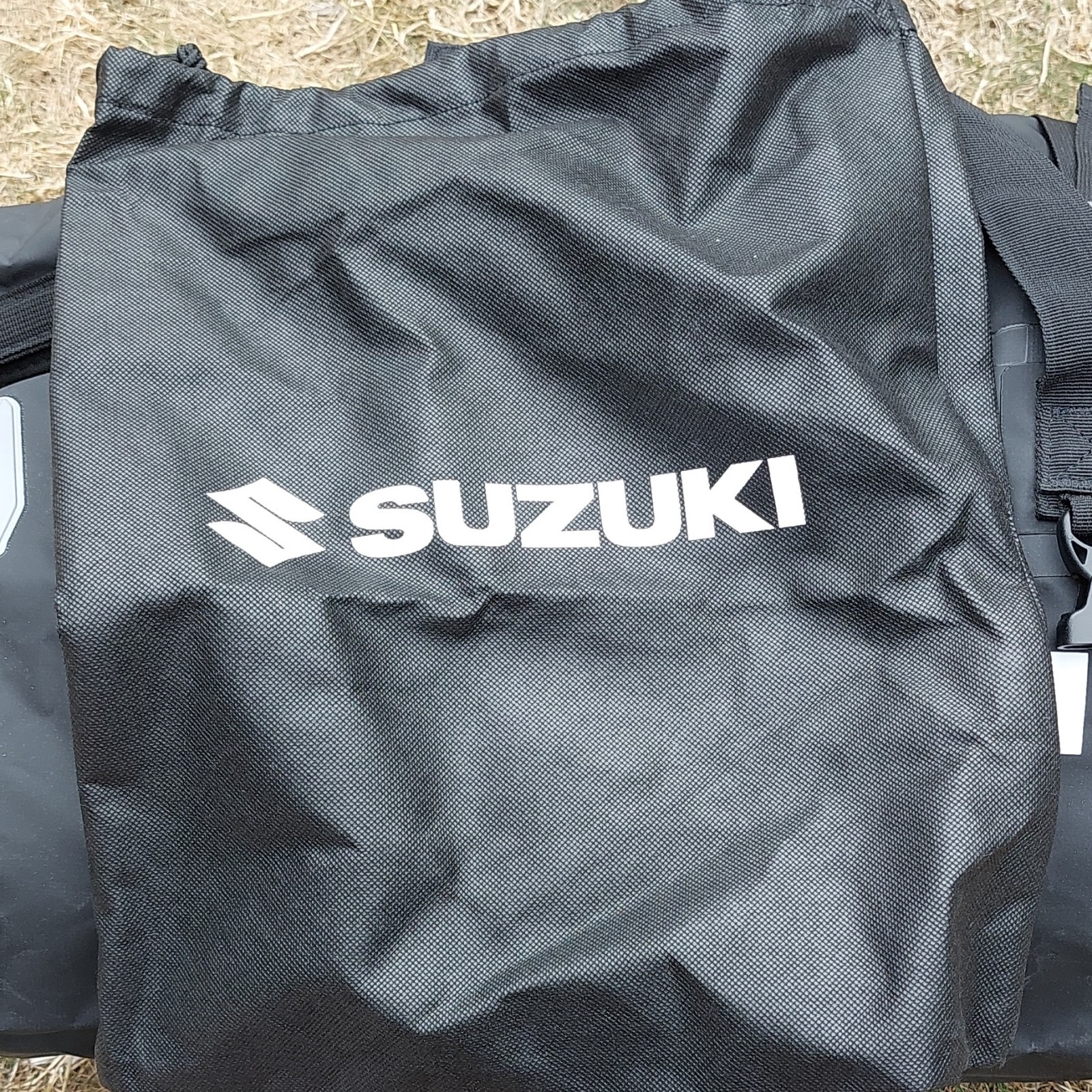 Suzuki Motorcycle Waterproof Tail Bag Black Dry Luggage Duffle 35L