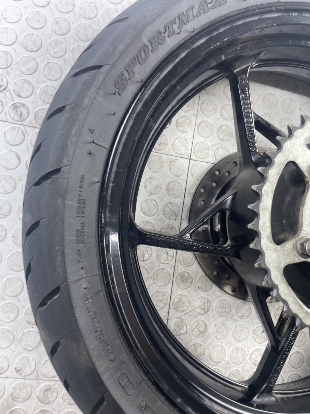 2024 24 23-26 Kawasaki Ninja EX400 Zx4R Rear Back Wheel Rim Straight 17×4.00 OEM