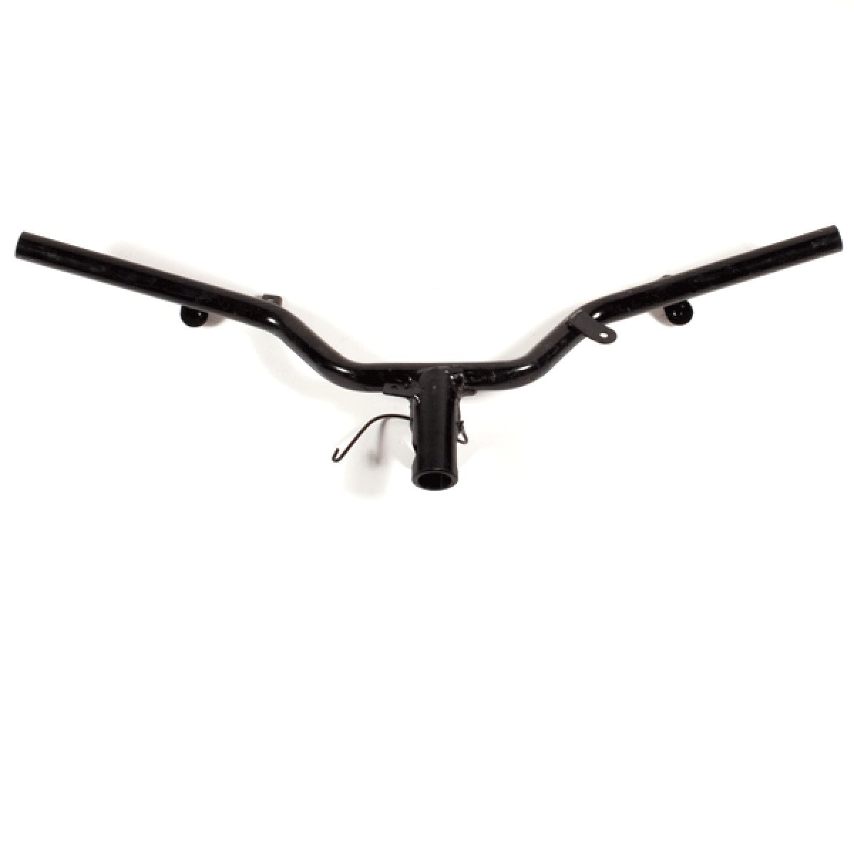 Handlebar Side to Side Bolt Fixing Black Steel Painted Easy Installation Scooter