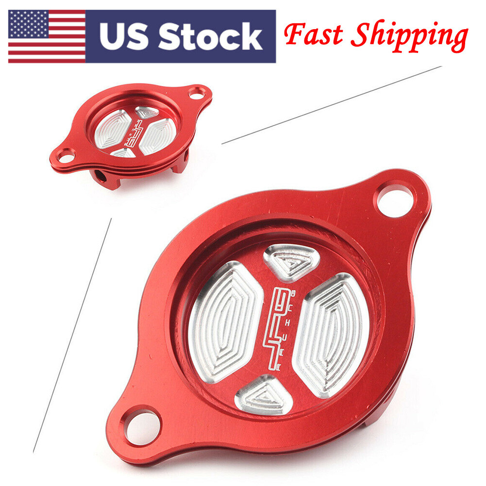 Oil Filter Cap Cover for Honda CRF450X 2005-2017 2016 CRF450R 2002-2008 2007 ATV