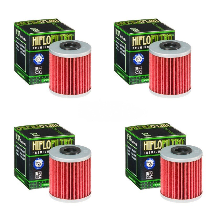 2019 Kawasaki KX450 HiFlo Oil Filter HF207 KX 450 – Pack of 4