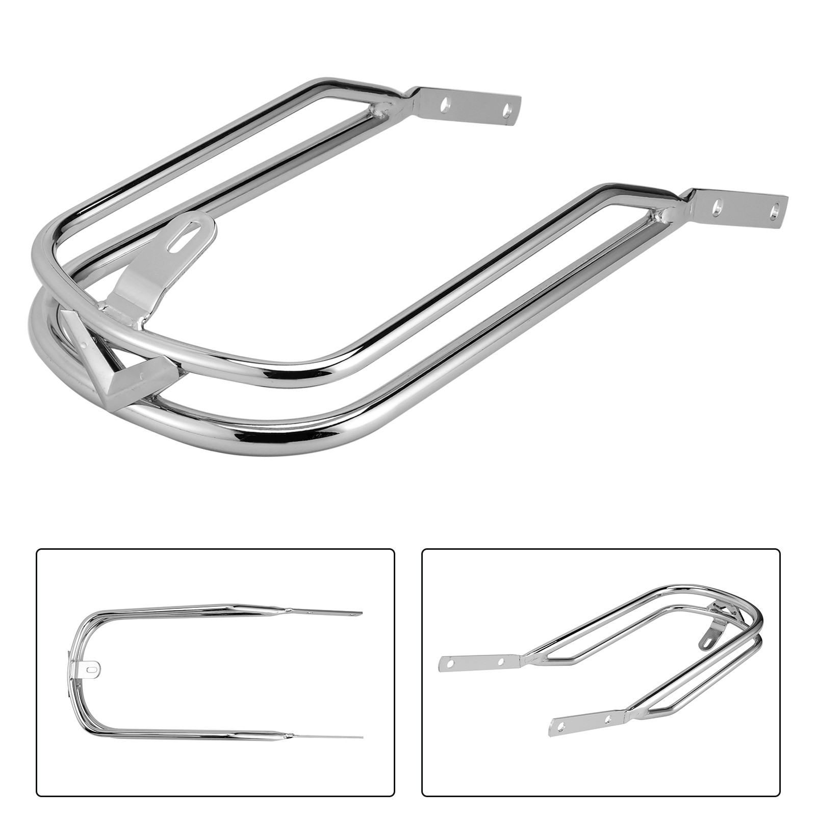 Front Fender Bumper Guard Bar For Halrey FLSTF EFI Softail Electra Glide,,