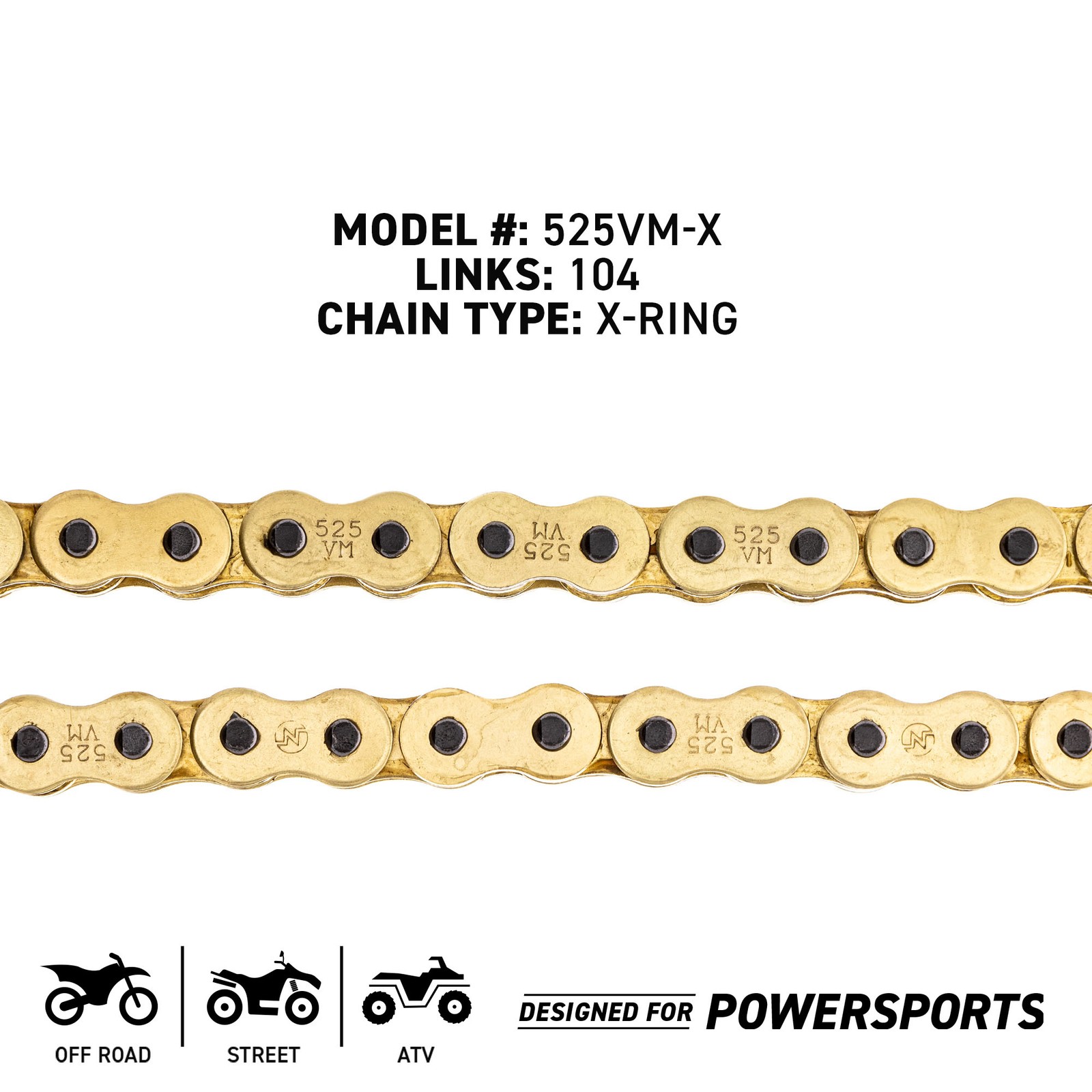 Sprocket Chain Set for Triumph Bonneville 865 T100 18/43 Tooth 525 X-Ring Kit