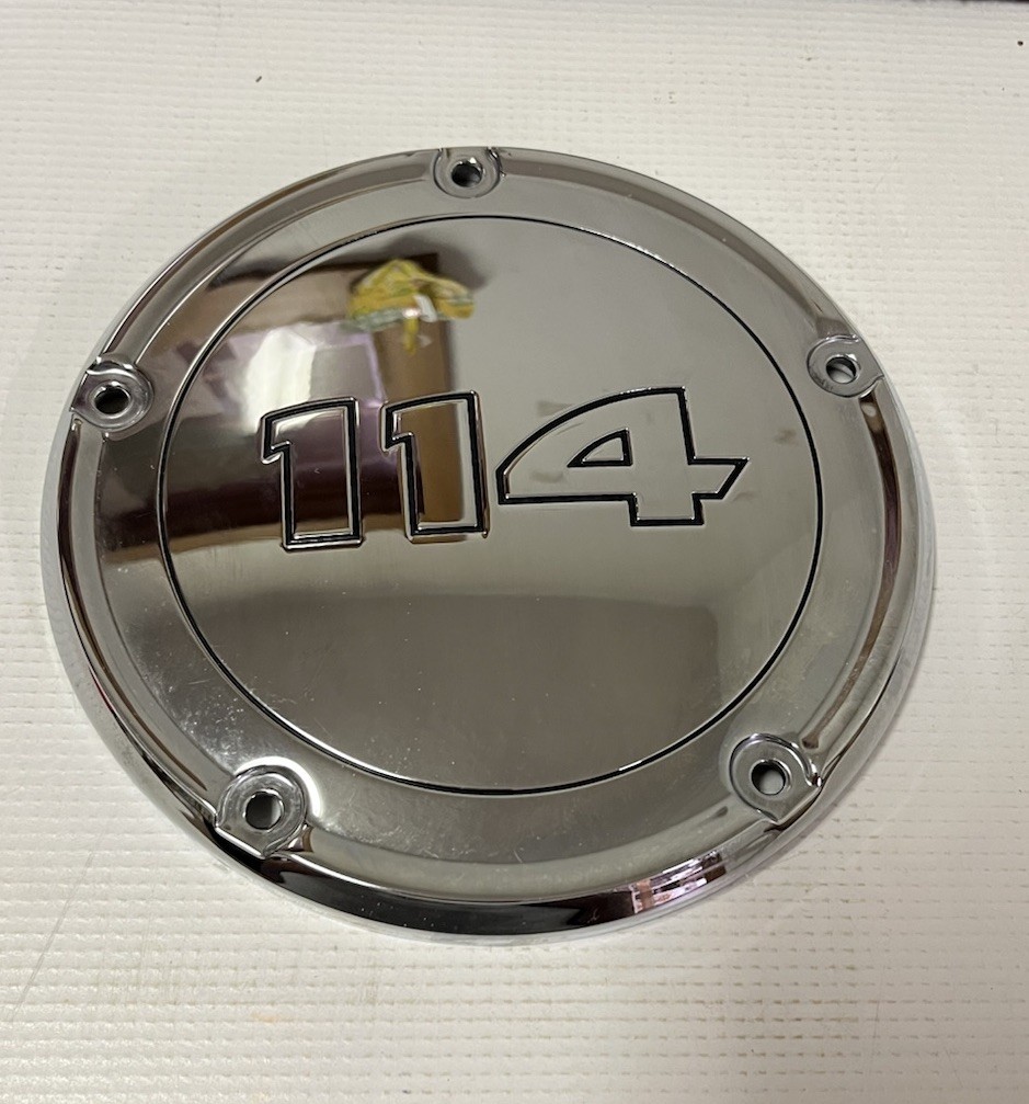HARLEY-DAVIDSON 5 Hole ‘16 & Later M8 CHROME 114 CI DERBY COVER 25700896